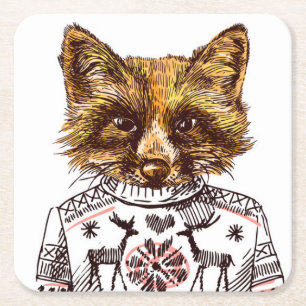 Foxy DPRY Fox Kartonnen Onderzetters