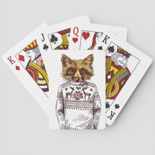 Foxy DPRY Fox Pokerkaarten (Achterkant)