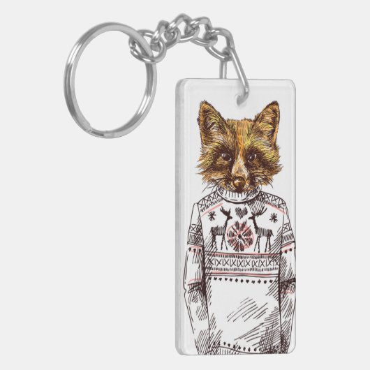 Foxy DPRY Fox Sleutelhanger (Voorkant Links)