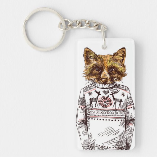 Foxy DPRY Fox Sleutelhanger (Voorkant)