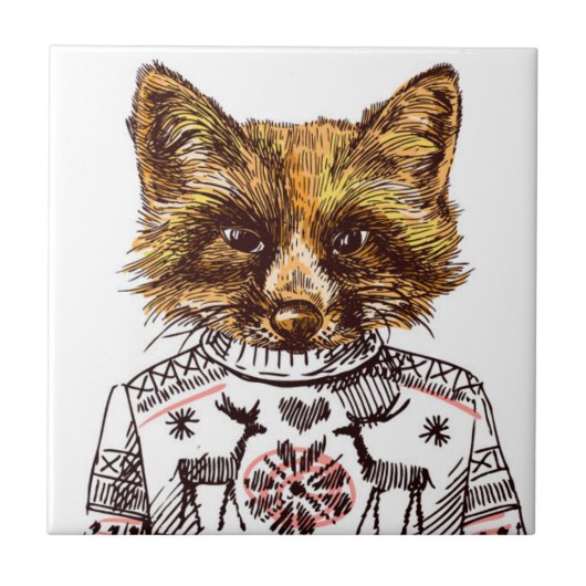 Foxy DPRY Fox Tegeltje (Voorkant)