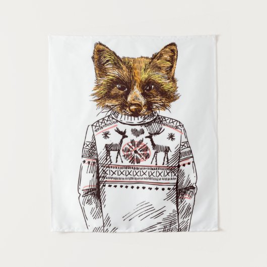 Foxy DPRY Fox Wandkleed (Voorkant)