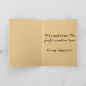 Foxy en Zoet Valentijn Feestdagen Kaart (Binnen)