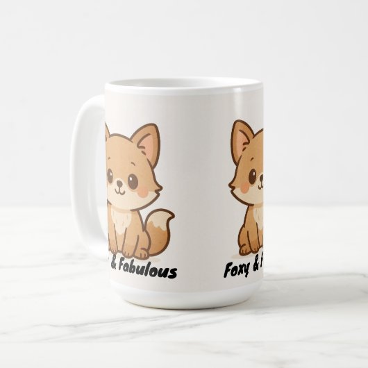 Foxy & Fabulous Mok (Voorkant links)