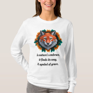 "Foxy Flair: Levendig Fox T-shirt" T-shirt