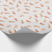 Foxy Floral door Origami-Prints Cadeaupapier (Hoek)