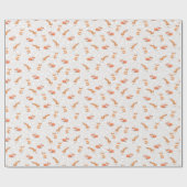 Foxy Floral door Origami-Prints Cadeaupapier (Vlak)