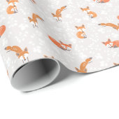 Foxy Floral door Origami-Prints Cadeaupapier (Rol Hoek)