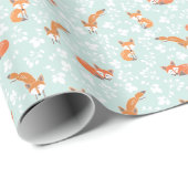 Foxy Floral door Origami-Prints Cadeaupapier (Rol Hoek)