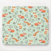 Foxy Floral Pattern Muismat (Voorkant)