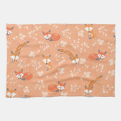 Foxy Floral Pattern Theedoek (Horizontaal)