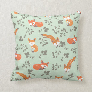 Foxy Floral Pillow Kussen