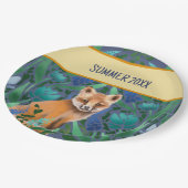 Foxy Floral Summer Papieren Bordje (Gekanteld)