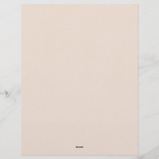 Foxy Forest Kerstmis 8,5 "x 11" briefpapier Briefhoofd (Achterkant)