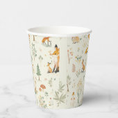 "Foxy Forest Paper Cup" Papieren Bekers (Rechts)