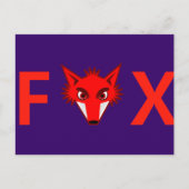Foxy Fox Briefkaart (Voorkant)