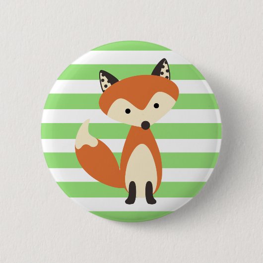 Foxy Fox Ronde Button 5,7 Cm (Voorkant)