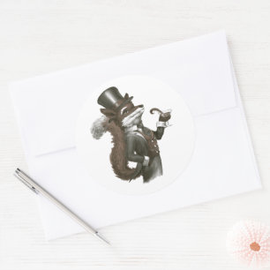 Foxy Fox Ronde Sticker