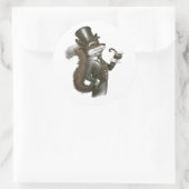 Foxy Fox Ronde Sticker (Tas)