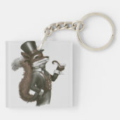 Foxy Fox Sleutelhanger (Achterkant)