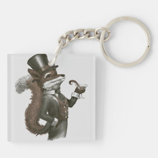 Foxy Fox Sleutelhanger (Achterkant)