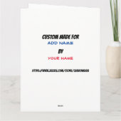 Foxy Fox Wenskaart - Zie achterzijde Bedankkaart (Achterkant)