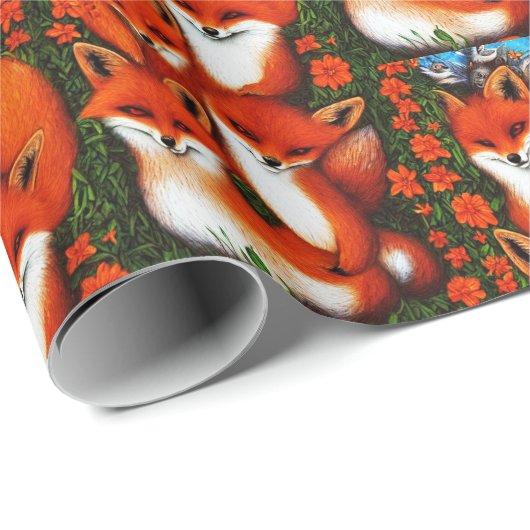 Foxy Fun Cadeaupapier (Rol Hoek)