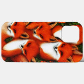Foxy Fun Case-Mate iPhone Case (Achterkant (horizontaal))