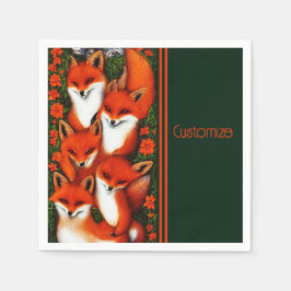 Foxy Fun Green Servet