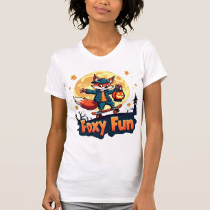 Foxy Fun Halloween Schaats T-shirt