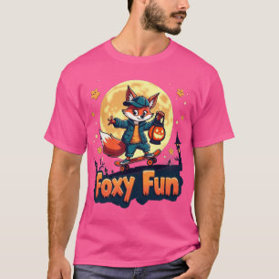 Foxy Fun Halloween Schaats T-shirt