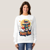 Foxy Fun Halloween Schaats T-shirt (Voorkant volledig)