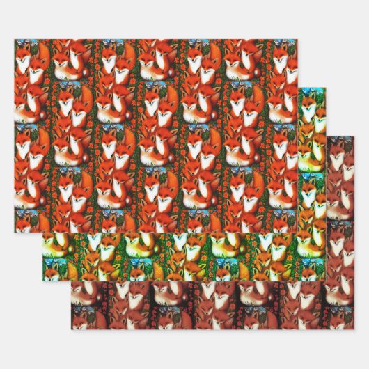Foxy Fun Inpakpapier Vel (Set)