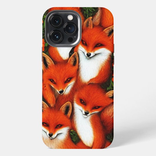 Foxy Fun iPhone Hoesje (Achterkant)