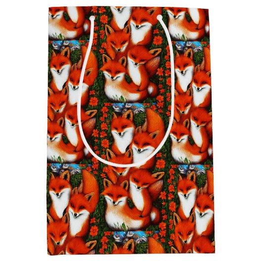 Foxy Fun Medium Cadeauzakje (Voorkant)