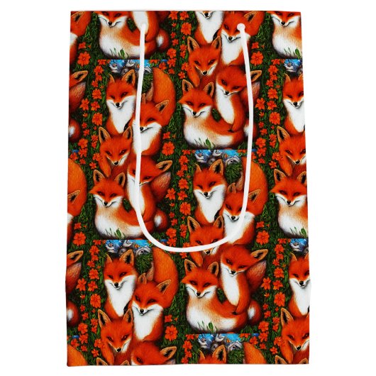 Foxy Fun Medium Cadeauzakje (Achterkant)