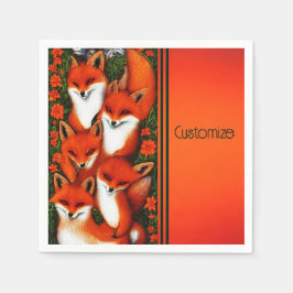 Foxy Fun Sinaasappel Servet