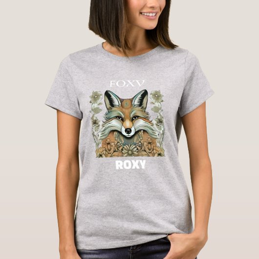 Foxy gepersonaliseerd t-shirt (Voorkant)