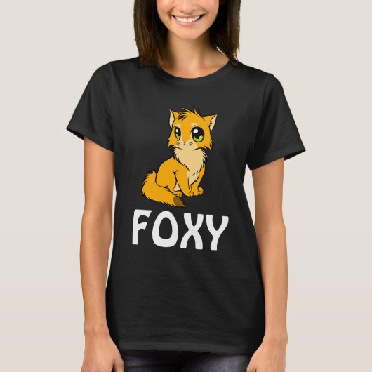 FOXY GINGER CAT T SHIRTS T - SHIRTS (Voorkant)