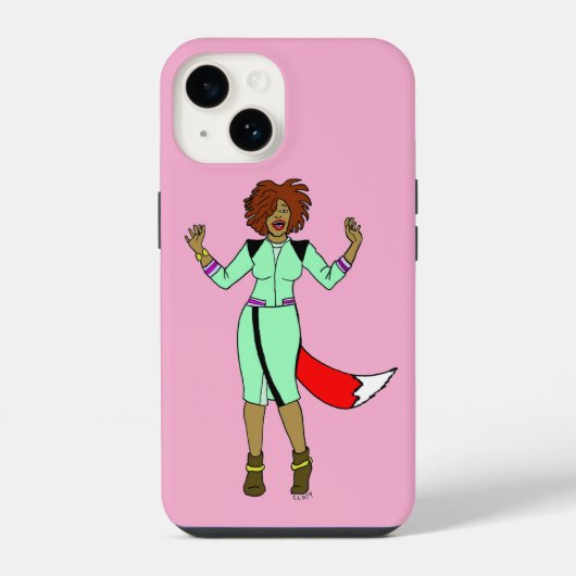 Foxy Girl iPhone Hoesje (Achterkant)