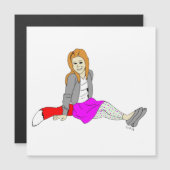 foxy girl magnet (Voorkant / Achterkant)