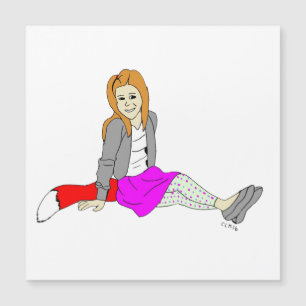 foxy girl magnet