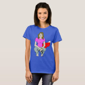foxy girl   t-shirt (Voorkant volledig)