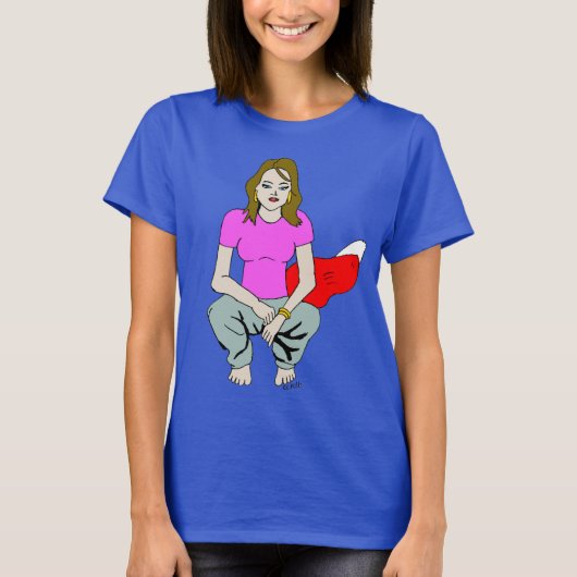 foxy girl   t-shirt (Voorkant)