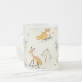 "Foxy Glass Cup" Matglas Koffiemok (Voorkant links)