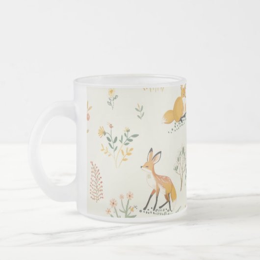 "Foxy Glass Cup" Matglas Koffiemok (Links)