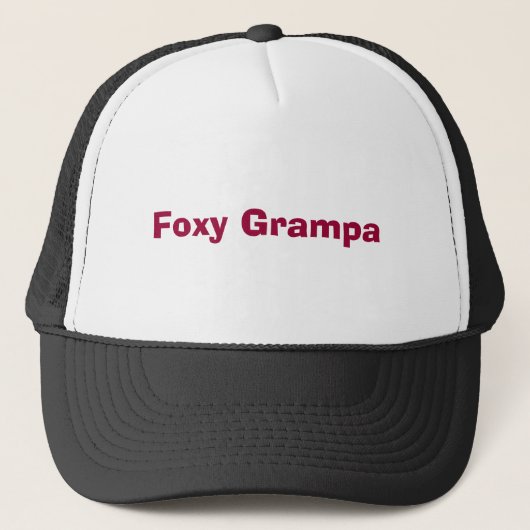 Foxy Grampa Trucker Pet (Voorkant)