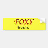 Foxy Grandma Sticker (Voorkant)