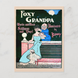 Foxy Grandpa Funny Vintage Image Copy Briefkaart