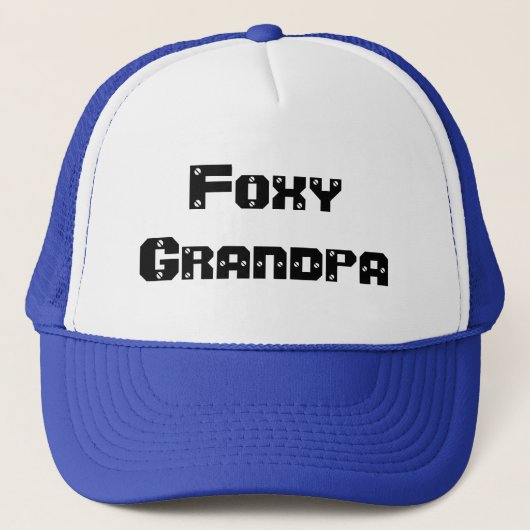 Foxy Grandpa Trucker Pet (Voorkant)